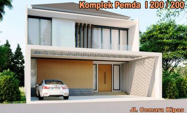 RUMAH DIJUAL DI CEMARA KIPAS 2 LANTAI KOTA PEKANBARU