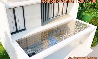 RUMAH DIJUAL DI CEMARA KIPAS 2 LANTAI KOTA PEKANBARU