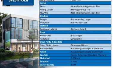 Ruko pasar modern BSD 3 lantai hook siap usaha strategis