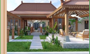 Rumah Idaman Timur Jogja Dengan Konsep Villa Joglo Modern
