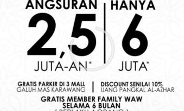 Rumah Cluster NOL DP Kayana Galuh Mas Karawang