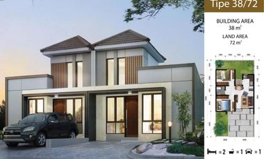 Dijual! Rumah Cluster Konsep Modern Minimalis di Citeureup Bogor