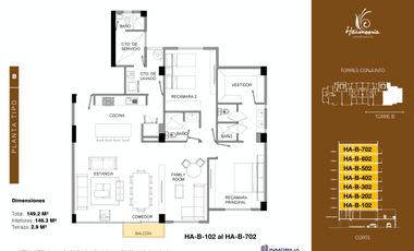 HARMONIA APARTMENTS, YUCATAN COUNTRY CLUB.