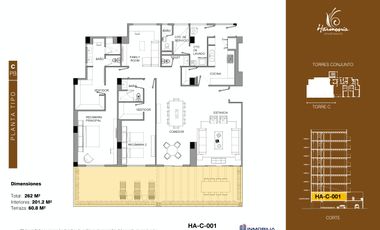 HARMONIA APARTMENTS, YUCATAN COUNTRY CLUB.