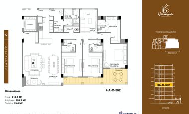 HARMONIA APARTMENTS, YUCATAN COUNTRY CLUB.