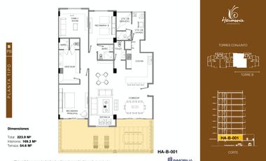 HARMONIA APARTMENTS, YUCATAN COUNTRY CLUB.