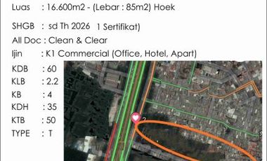 Tanah Komersial murah cocok untuk Bisnis di Cengkareng Jakarta Barat