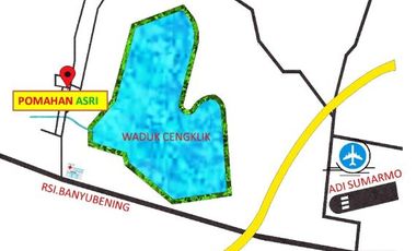Tanah Kavling 100 m Dekat Rumah Sakit Islam Banyubening