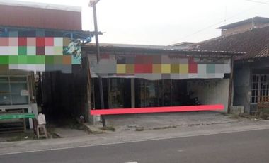 Tanah Murah Strategis Bonus Bangunan Toko Jalan Raya Sidokarto Godean