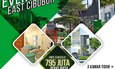 Cluster Rumah Syariah 2 Lantai dekat Metland Cileungsi Bogor Tanpa BI Checking
