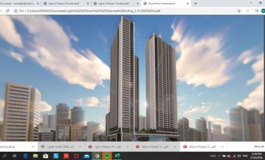 Unit 940 STUDIO UNIT CONDO FOR SALE IN LIGHT RESIDENCES 2 AT MANDALUYONG CITY