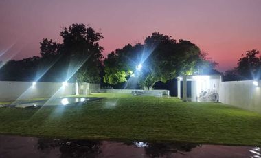 TERRENO CON BUNGALOW Y ALBERCA EN VENTA ,EJIDO LA BOCANA A ORILLA DE RIO JAMAPA