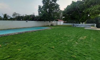 TERRENO CON BUNGALOW Y ALBERCA EN VENTA ,EJIDO LA BOCANA A ORILLA DE RIO JAMAPA