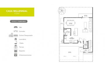 Venta de casa en Costa Sur, Costa Linda Modelo A Milleneal