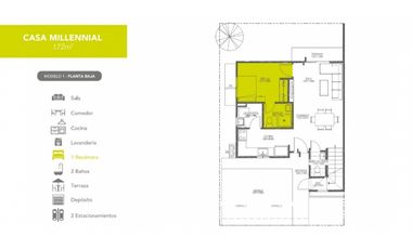 Venta de casa en Costa Sur, Costa Linda Modelo A Milleneal