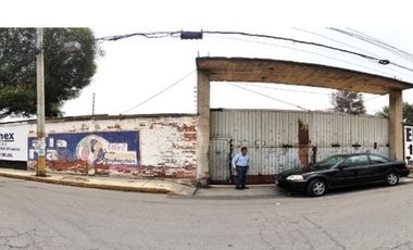 TERRENO CON BODEGA Y OFICINA PARA DESARROLLO HABITACIONAL MEDIO EN  TLALPIZAHUAC