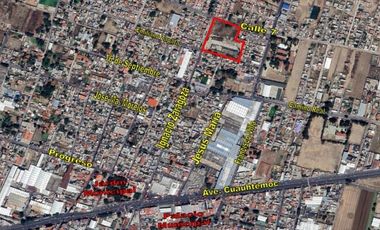 TERRENO CON BODEGA Y OFICINA PARA DESARROLLO HABITACIONAL MEDIO EN  TLALPIZAHUAC