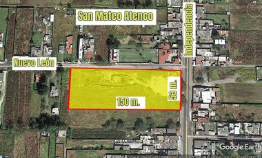 Vendo Terreno en San Mateo Atenco