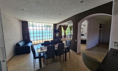 EN VENTA CASA EN ACAPULCO DIAMANTE CON FRENTE A LA LAGUNA DE 3 PALOS
