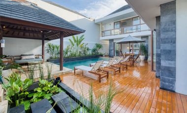 Yearly Rental - Modern 4-Bedroom Villa Next to Montessori School, Canggu, Bali