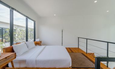 Leasehold - Modern Minimalist Mezzanine Villa with Stunning Pool Area, in Babakan, Canggu, Bali