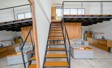 Leasehold - Modern Minimalist Mezzanine Villa with Stunning Pool Area, in Babakan, Canggu, Bali