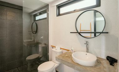 Leasehold - Modern Minimalist Mezzanine Villa with Stunning Pool Area, in Babakan, Canggu, Bali