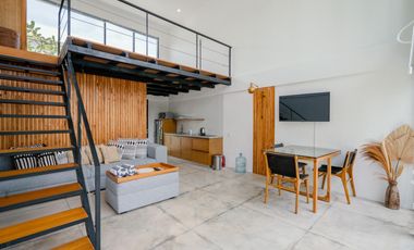 Leasehold - Modern Minimalist Mezzanine Villa with Stunning Pool Area, in Babakan, Canggu, Bali