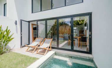 Leasehold - Modern Minimalist Mezzanine Villa with Stunning Pool Area, in Babakan, Canggu, Bali