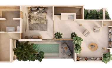 Townhouse en Venta en San Bruno, Costa Arena, Yucatán