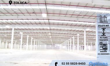 Amazing industrial warehouse for rent in Toluca