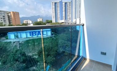 apartaestudio en arriendo en conjunto residencial santa monica piso 10. Cod A14016