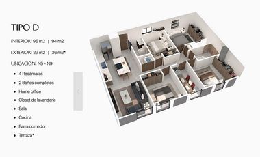 DEPARTAMENTO EN VENTA zona tec ROMA MONTERREY