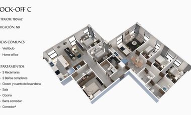 DEPARTAMENTO EN VENTA zona tec ROMA MONTERREY