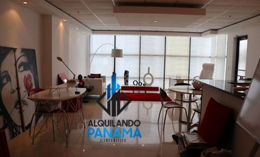 Se Alquila Oficina Amoblada 53 Mts San Fco Paitilla USD795,oo+Itbms