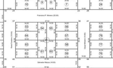 Terreno en venta en Altos de Carcarañá c/ ingreso por ruta 9