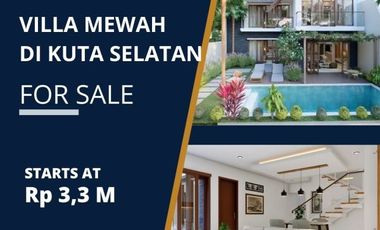 VILLA DIJUAL LOKASI KUTA SELATAN BALI ! AGENT REAL ESTAT TERPERCAYA !