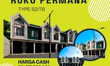 Ruko 2 Lt Modern di Permana Utara 500 Jutaan dkt Pemkot Cimahi