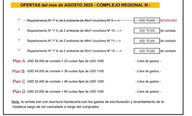 Departamento en venta en Lanus Este