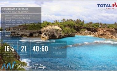Villa Residence Minimalis Ekonomis di Nusa Penida Bali