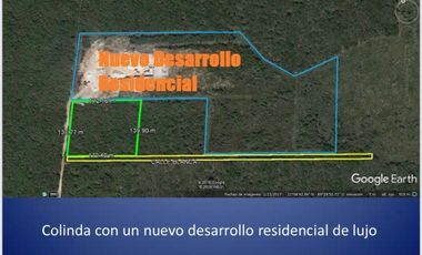 Terreno en venta en conkal 2.3 hectáreas