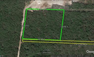 Terreno en venta en conkal 2.3 hectáreas