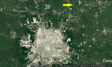 Terreno en venta en conkal 2.3 hectáreas
