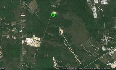 Terreno en venta en conkal 2.3 hectáreas