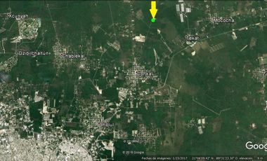 Terreno en venta en conkal 2.3 hectáreas
