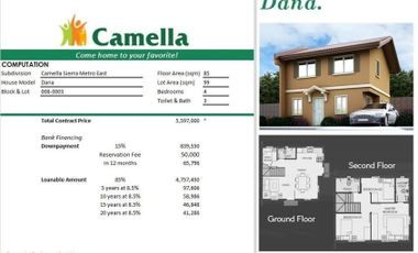 Camella Sierra Metro East in Teresa Rizal For more inquiries, contact; Donald Portuguez