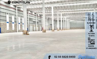 Great industrial warehouse for rent in Cuautitlán