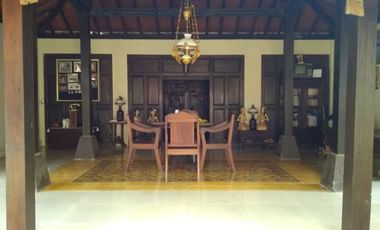 Rumah Etnik Full furnished Asri nan Sejuk di Purwomartani Sleman