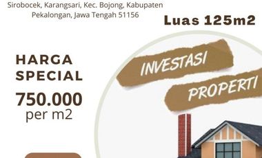 SHM Unit: Dekat Exit Tol Bojong Pekalongan, 700 Rb-an