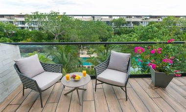 Hermoso PH de 2 rec. en AWA Playacar / Beautiful 2 bedroom PH in AWA Playacar